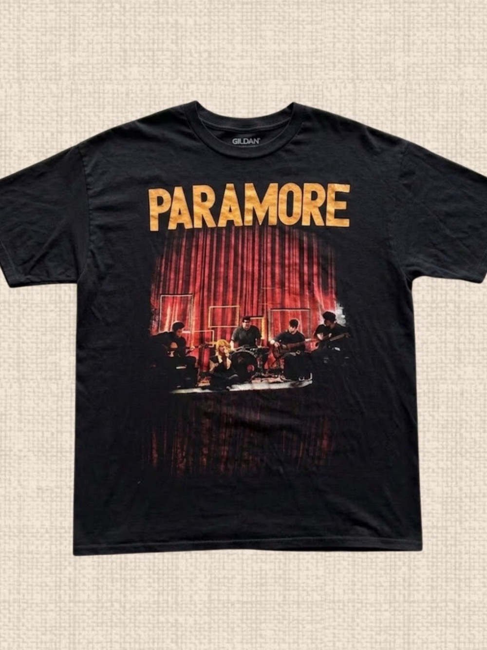 Gildan Black Paramore Graphic Tee